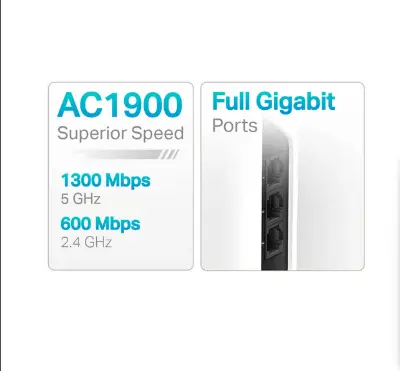 Picture of TP-Link Deco S7 AC1900 Mbps Gigabit Dual-Band Wi-Fi 5 System Network Router (1-Pack)