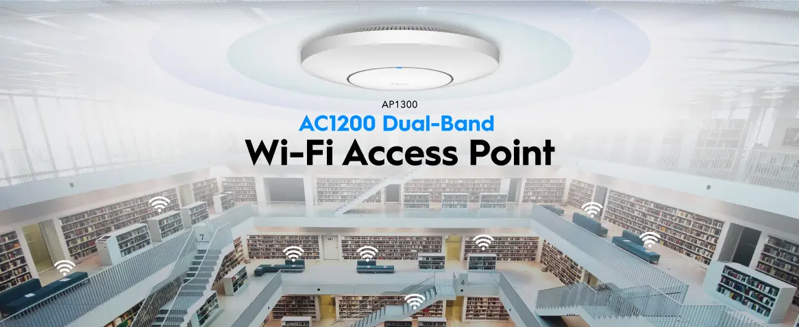 Picture of Cudy AP1300 (Indoor) Wi-Fi 5 AC1200 Mbps Wireless Dual Band Access Point