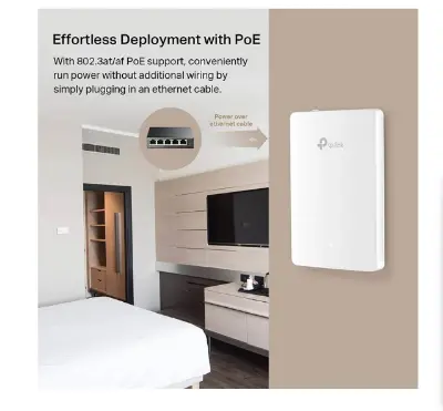 Picture of TP-Link EAP235-Wall OMADA AC1200 Wireless Gigabit Wall Plate Access Point