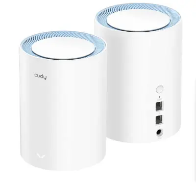 Picture of Cudy M1200 AC1200 Mbps Ethernet Dual-Band Mesh Wi-Fi 5 System (2-Pack)