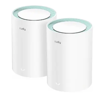Picture of Cudy M1300 AC1200 Mbps Gigabit Dual-Band Mesh Wi-Fi 5 System (2-Pack)
