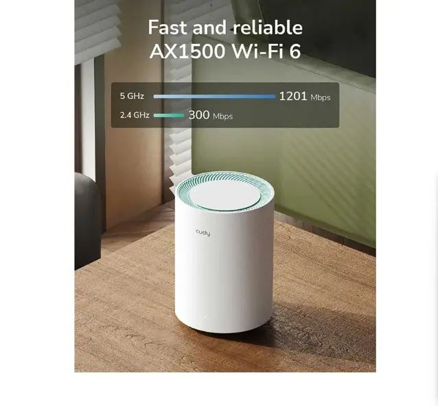 Picture of Cudy M1500 AX1500 Mbps Gigabit Dual-Band Mesh Wi-Fi 6 System (1-Pack)