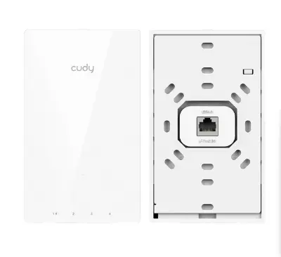 Picture of Cudy AP1300 Wall Indoor Wi-Fi 5 AC1200 Mbps Wireless Dual Band Wall-Plate Access Point
