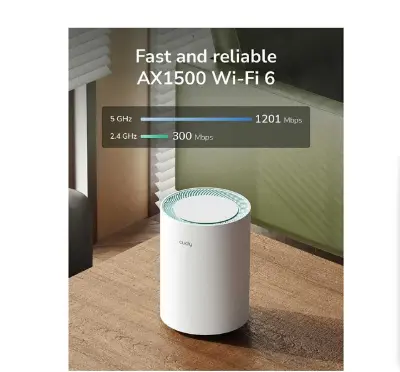 Picture of Cudy M1500 AX1500 Mbps Gigabit Dual-Band Mesh Wi-Fi 6 System (3-Pack)
