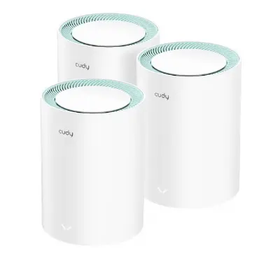 Picture of Cudy M1300 AC1200 Mbps Gigabit Dual-Band Mesh Wi-Fi 5 System (3-Pack)