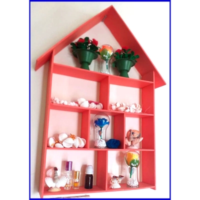 Picture of Wall Shelves for Living Room, Bedroom | Wall Mount Shelf/Rack/Stand/Showcase for Home Decor - Wall Hanging Storage Unit, House Decorative, Showpiece Storage Stand