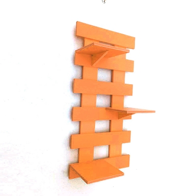 Picture of Wall-Mounted| Decorative Flower Storage Rack| PVC (Waterproof) Floating Shelves| Flower Showpiece, Accessories Slandered  Home Storage | Room Hanger