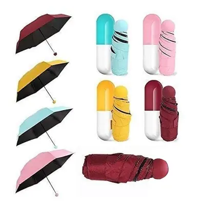 Picture of Capsule Umbrella – Easy Manual Operation | MNK SHOP (Pink)