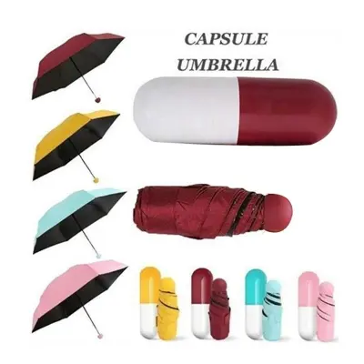 Picture of Capsule Umbrella – Easy Manual Operation | MNK SHOP (Pink)