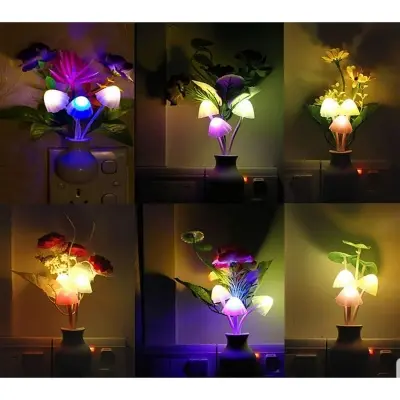 Picture of Multicolor Mushroom Light for Home | MNK SHOP (Black)