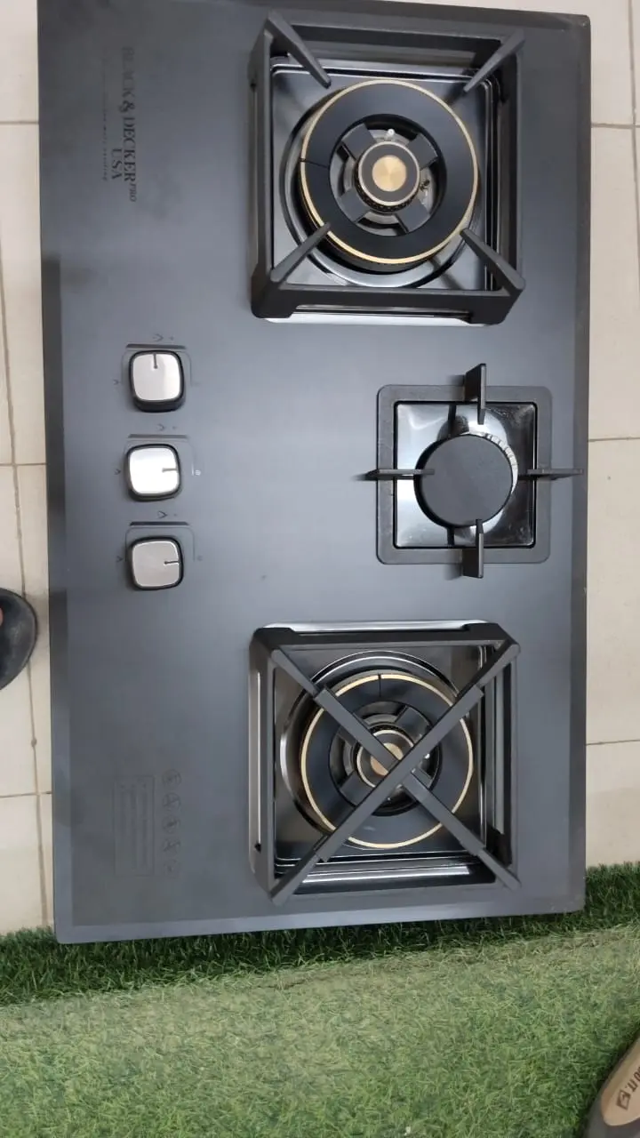 Picture of Black & Decker BD-03GS 3-Burner Automatic Gas Stove Price in Bangladesh