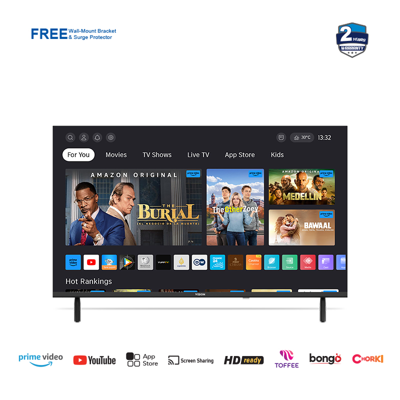 Picture of VISION 32” Smart LED TV CS24 Coolita