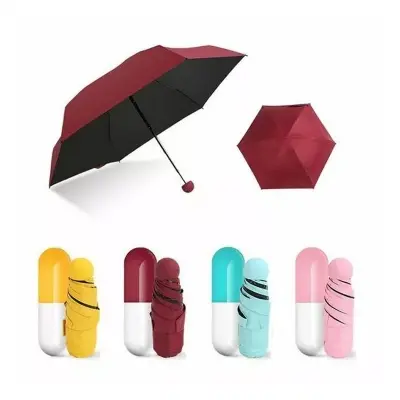 Picture of Capsule Umbrella – Strong Protection in Rain | MNK SHOP (Yellow)