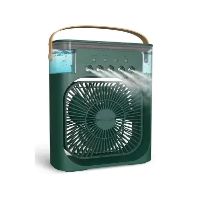 Picture of Ultra-Portable Rechargeable Air Cooler with LED | MNK SHOP (Black)