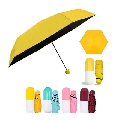 Picture of Capsule Umbrella – স্টাইলিশ বাহারি কালার | MNK SHOP (Pink)