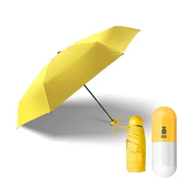 Picture of Capsule Umbrella – Strong Protection in Rain | MNK SHOP (Black)