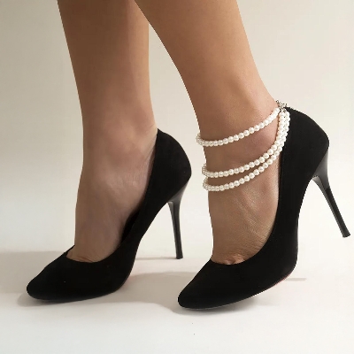 Picture of Pearl Anklet Dating Wedding Jewellery Special Edition Anklet - Off White