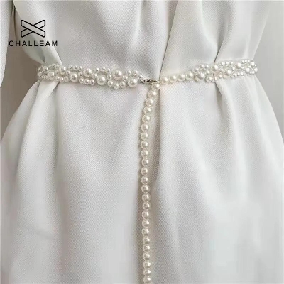 Picture of Pearl Waist Chain for Women Girl Sequin Belly Chain Bikini Body Jewelry Party Dress Beach Accessories - Multi