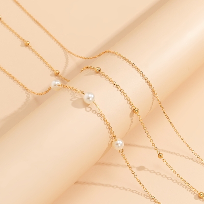 Picture of Multilayer Women's Gold Silver Metal Waist Jewelry Beach Bikini Accessory Tenoor Special Beaded Belly Chain - Multi