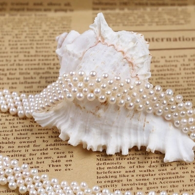 Picture of Pearl Necklace For Bride Girls Women wearing At Wedding Party Dating Festival Travelling Occasion Tenoor Special - Multi