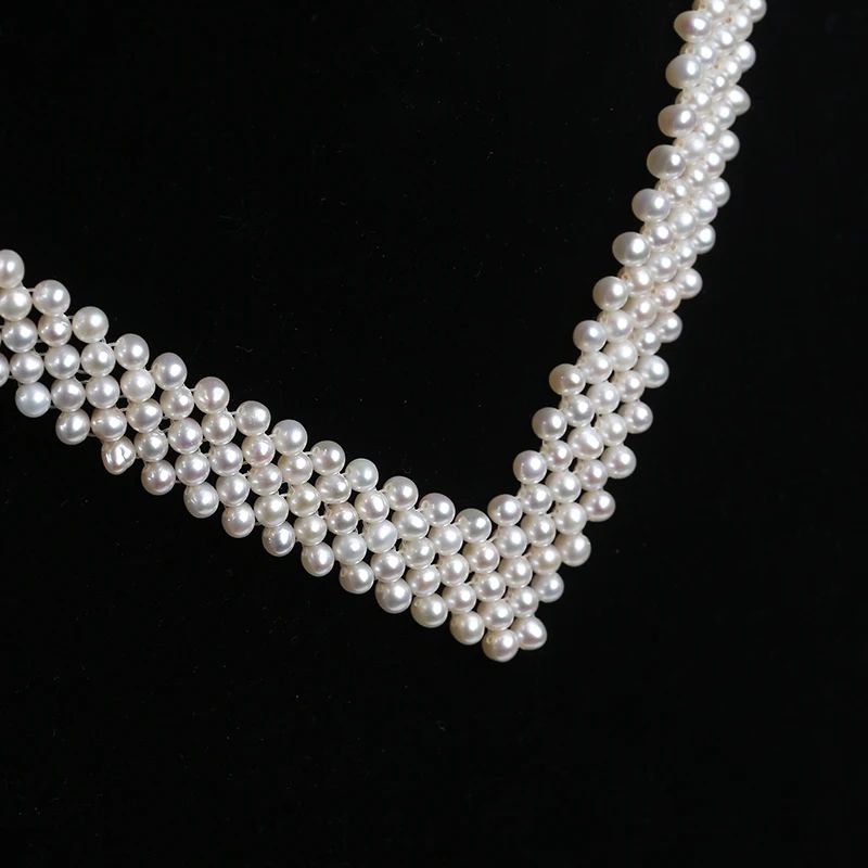 Picture of Pearl Necklace For Bride Girls Women wearing At Wedding Party Dating Festival Travelling Occasion Tenoor Special - Multi