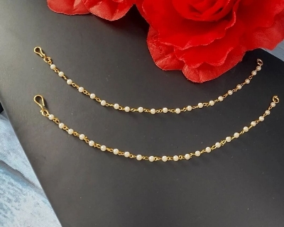 Picture of 1 Pcs Single Layer Pearl tana Earrings Bahubali Style Girls And Women For Wedding  Party Dating Outing - Multi