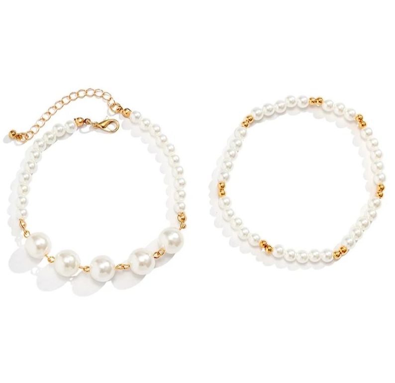 Picture of Multi Layer Pearl Anklet Girls and Women for Wedding patty  Sea beach Tenoor Special - Multi