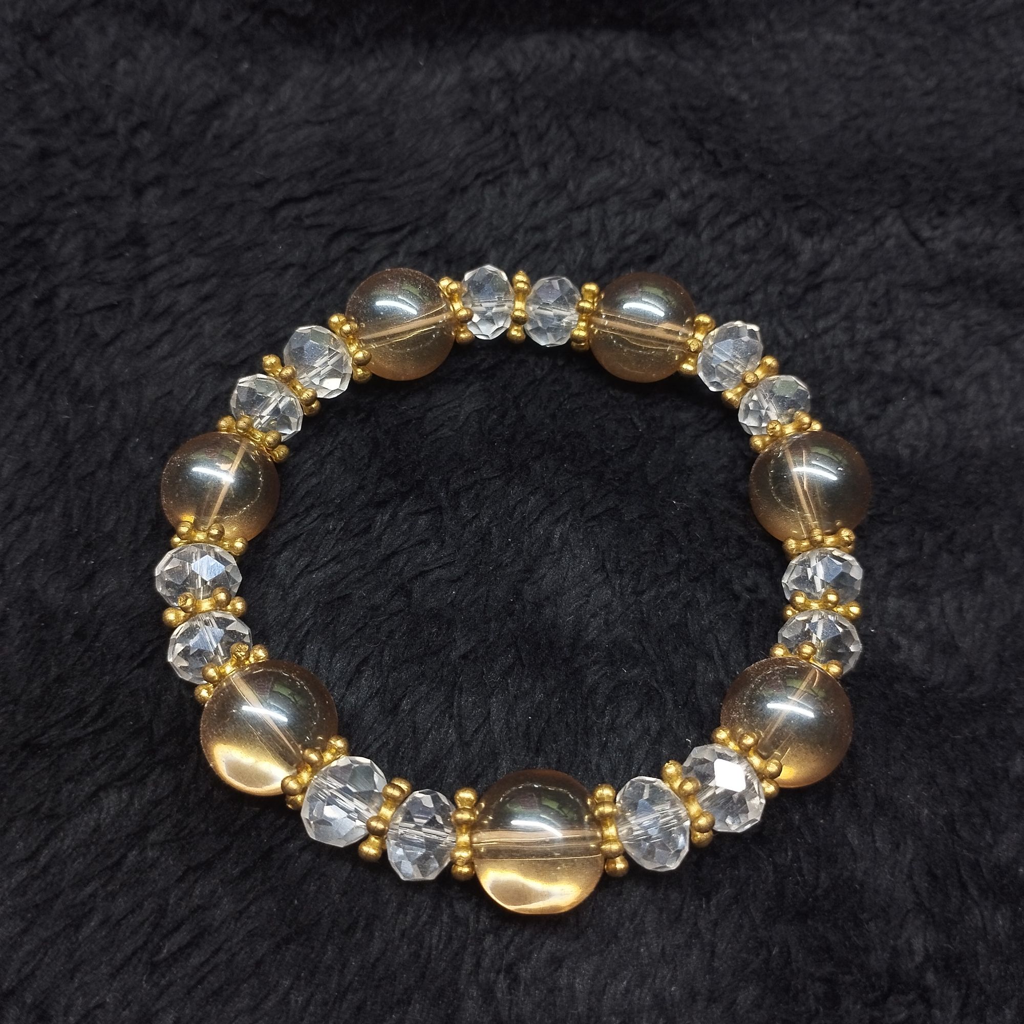 Picture of Pearl Stone Beads Bracelet For Girls And Women Wearing At Wedding Occasion Festival Party Dating Travelling Tenoor Special - Multi