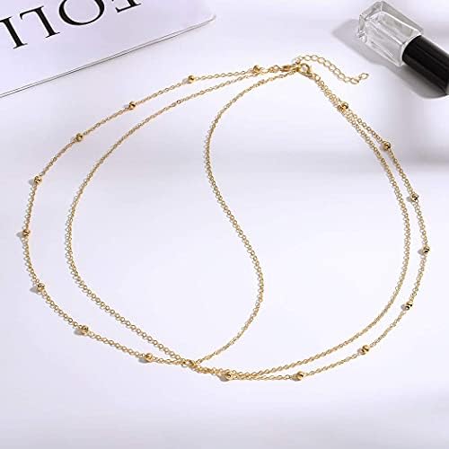 Picture of Pearl Multi layer Head Chain Gypsy Hair Chain Festival Wedding Jewelry Headpieces Hair Acessories Tikli for Women and Girls (Gold) Tenoor Special - Multi