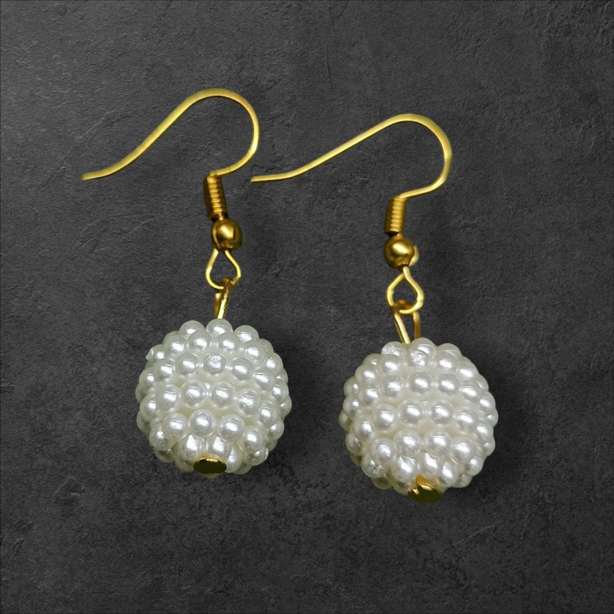 Picture of Sharee Dress Women Girls Special Pearl Necklace Jewellery New Design Blouses Necklace Bengali With Earrings Sari Shari Saharee Jewellery set 2 in 1 Tenoor Special - Multi