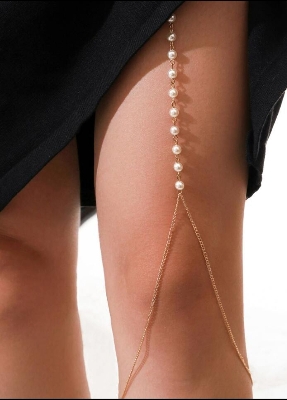 Picture of Thigh Chain Women Simple Body Chain Double Metal Body Chain Thigh Jewelry

Leg Jewelry/ Thai Jewelry /Waist Belt/Komorer Bicha FOR Girls And Women Wear At Wedding Special Day Tenoor Special - Multi