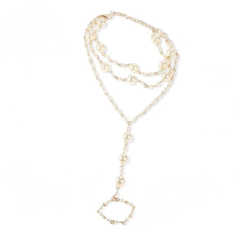 Picture of Single Pcs Multi layer Pearl Anklet Sea beach Tenoor Special - Multi