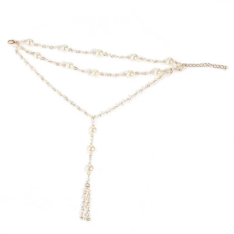 Picture of Single Pcs Multi layer Pearl Anklet Sea beach Tenoor Special - Multi