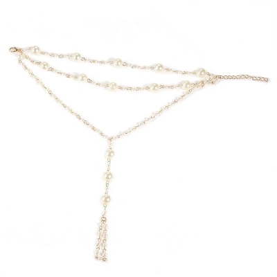 Picture of Single Pcs Multi layer Pearl Anklet Sea beach Tenoor Special - Multi