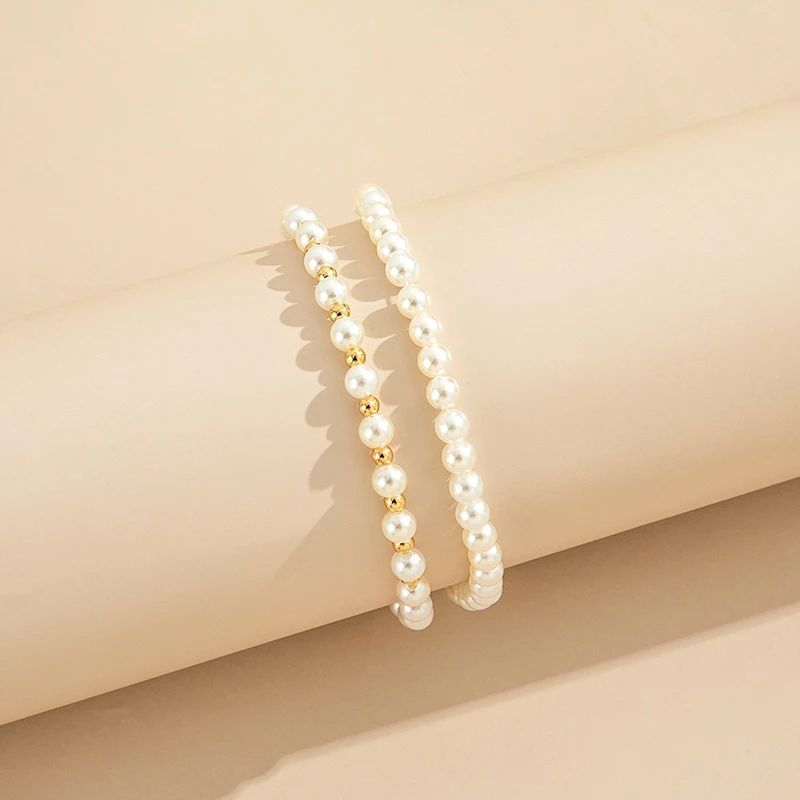 Picture of Multi Layer Pearl Anklet  Girls and Women for Wedding patty Dating Sea beach Tenoor Special - Multi