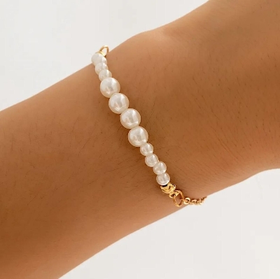 Picture of Indispensable -Quality And Durablity -Simple Pearl Bracelet Women Dating Wedding Tavelling- Innovative Preferble - Low Hassle and Maintanance - Multi