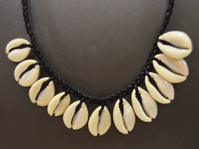 Picture of Shell Single layer Necklace For Adult Girl Wedding Jewellery - Black