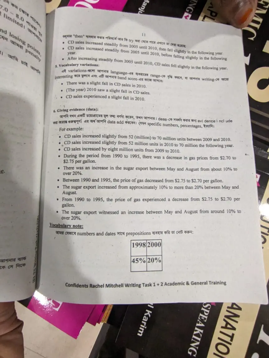 Picture of IELTS Writing Task 1 + 2 Book : The Ultimate Guide with Practice to Get a Target Band Score of 8.0+ In 10 Minutes a Day by Rachel Mitchell