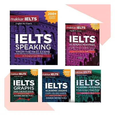 Picture of Makkar IELTS Speaking,Readings Vol-1+2, Writing Task 1+2 (5pc)