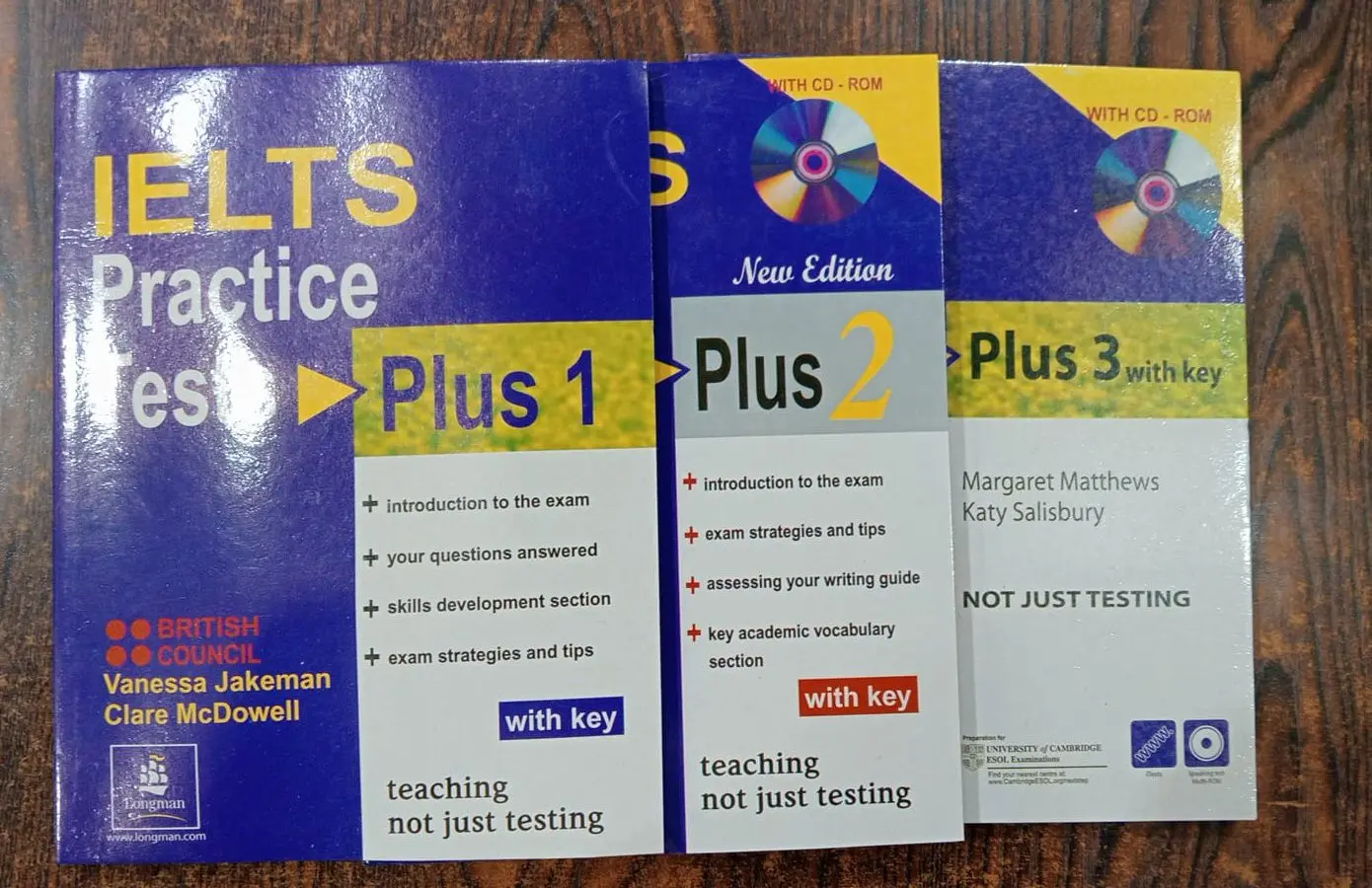Picture of IELTS Practice Tests Plus 1-3 with DVD 1 Ratings