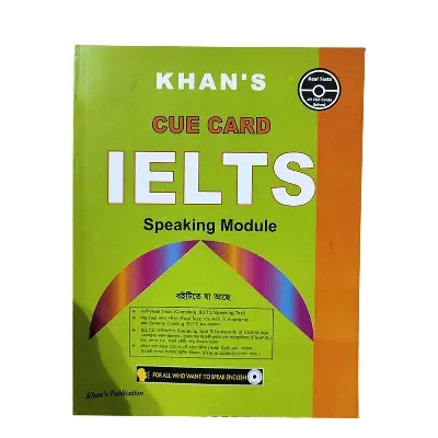 Picture of KHAN`S CUE CARD IELTS SPEAKING MODULE, (White Print)