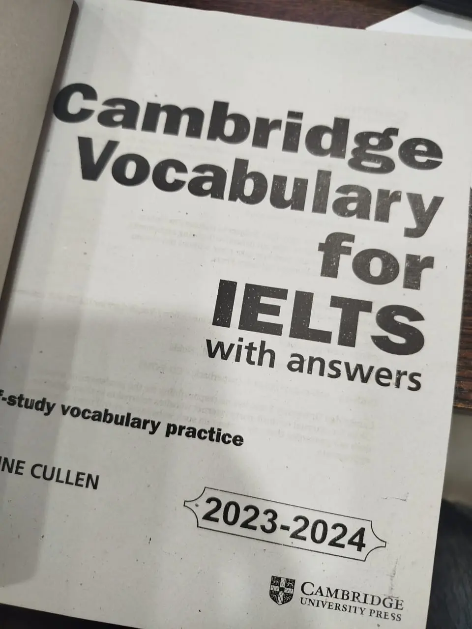 Picture of Cambridge Vocabulary & Grammar For IELTS