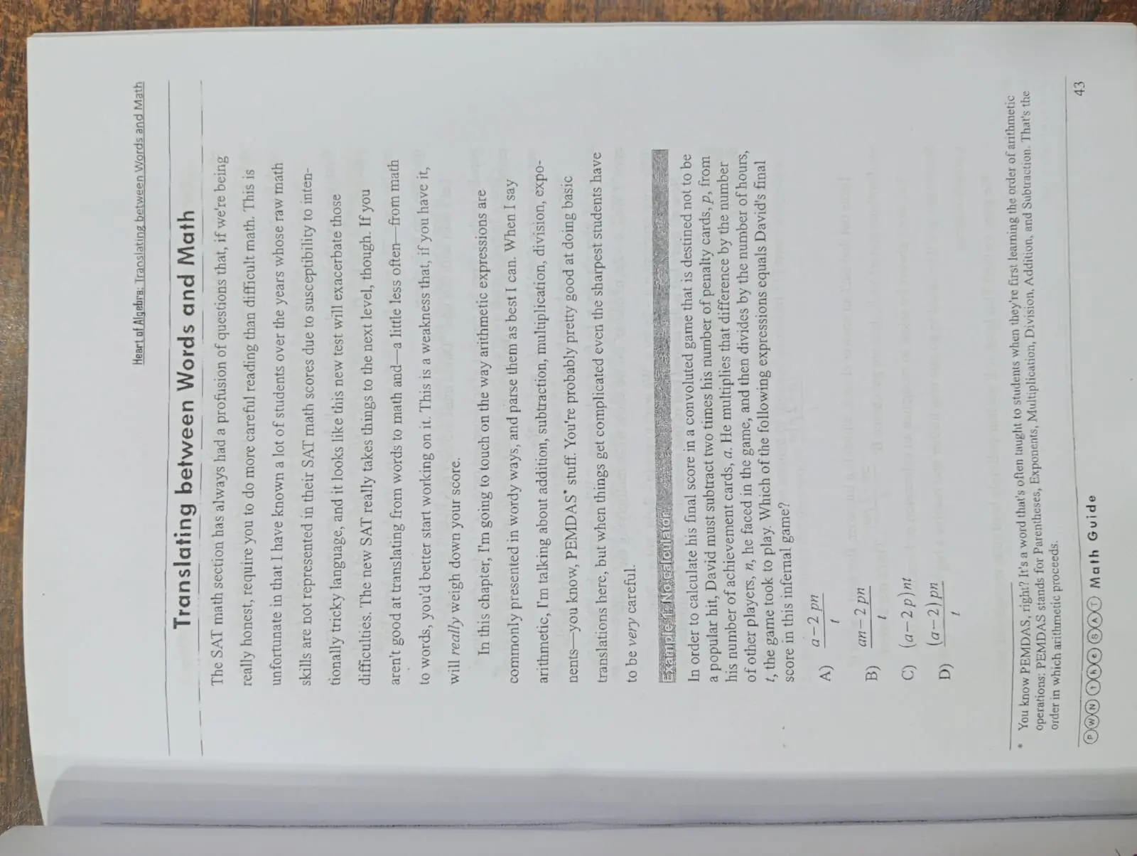 Picture of Pwn The Sat: Math Guide - Book