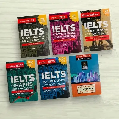 Picture of Makkar IELTS 6 Books Set Speaking,Readings Vol-1+2+3, Writing Task 1+2