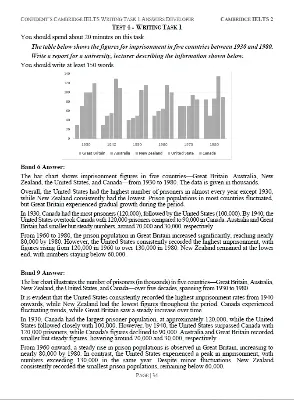 Picture of Cambridge IELTS Writing Task 1 Answers Developer Guide