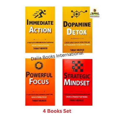 Picture of Dopamine Detox, Immediate Action, Powerful Focus, Strategic Mindset(4 Books set) by Thibaut Meurisse