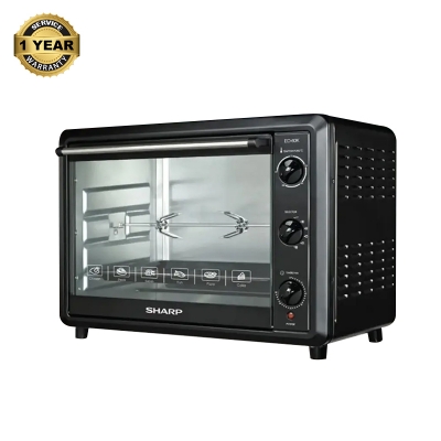 Picture of Sharp EO-60K-3 Electric Oven ( 60L, Black ) - Convection With Rotisserie.