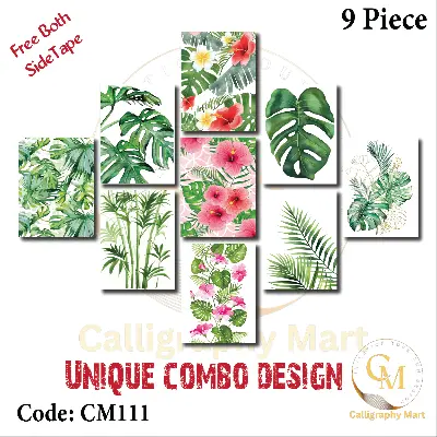 Picture of 9 pcs Most Unique Combo Wallboard set for Home Decoration Multicolor