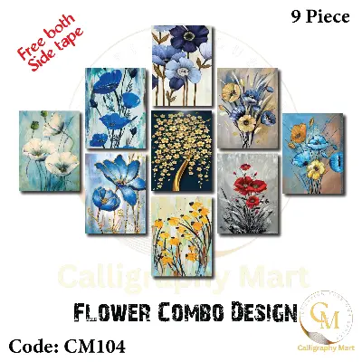 Picture of 9 pcs Most Unique Combo Wallboard set for Home Decoration Multicolor