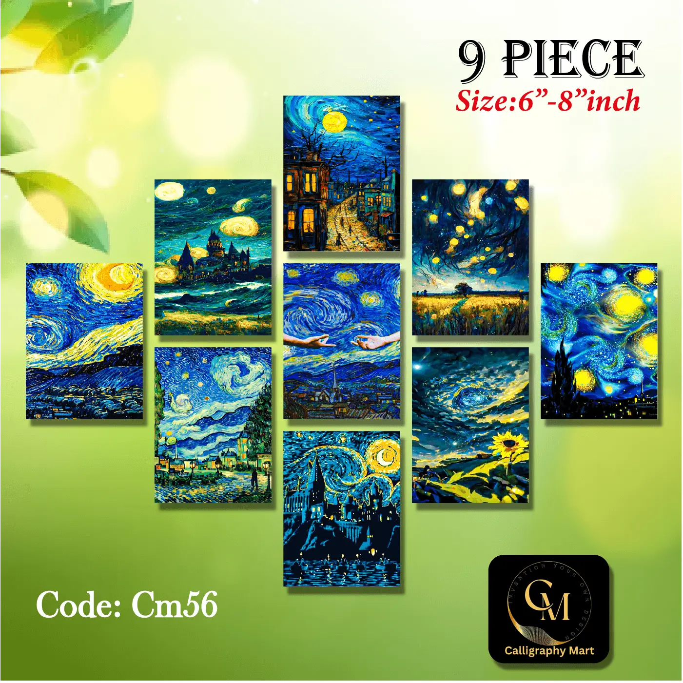 Picture of 9 pcs Most Unique Combo Wallboard set for Home Decoration Multicolor